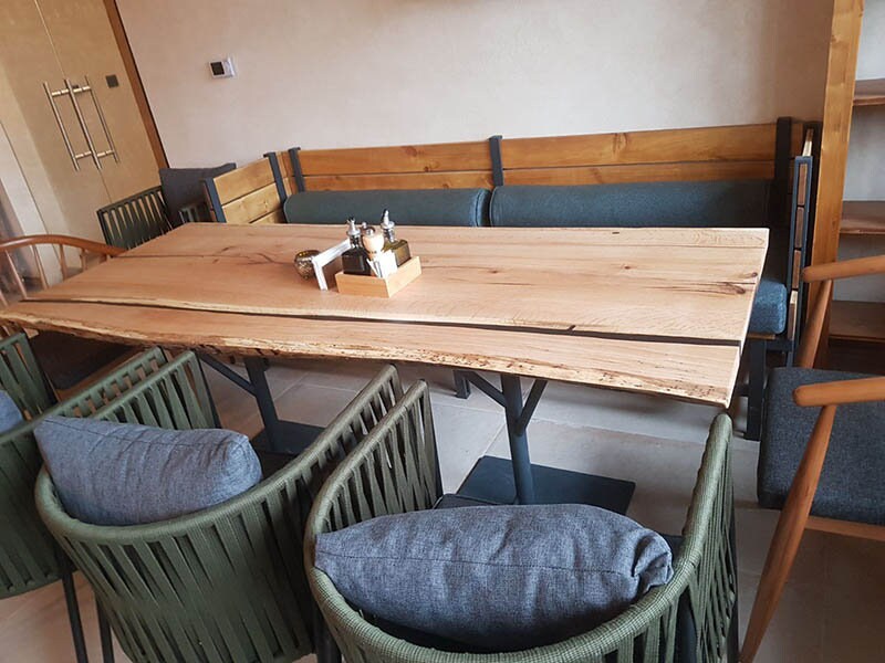 Handgefertigte Holztisch aus roter Eiche Quercus cerris | Etsy