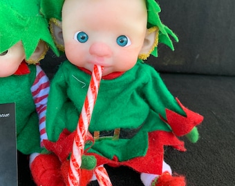 Silicone Baby Elf Doll Blue Eyes