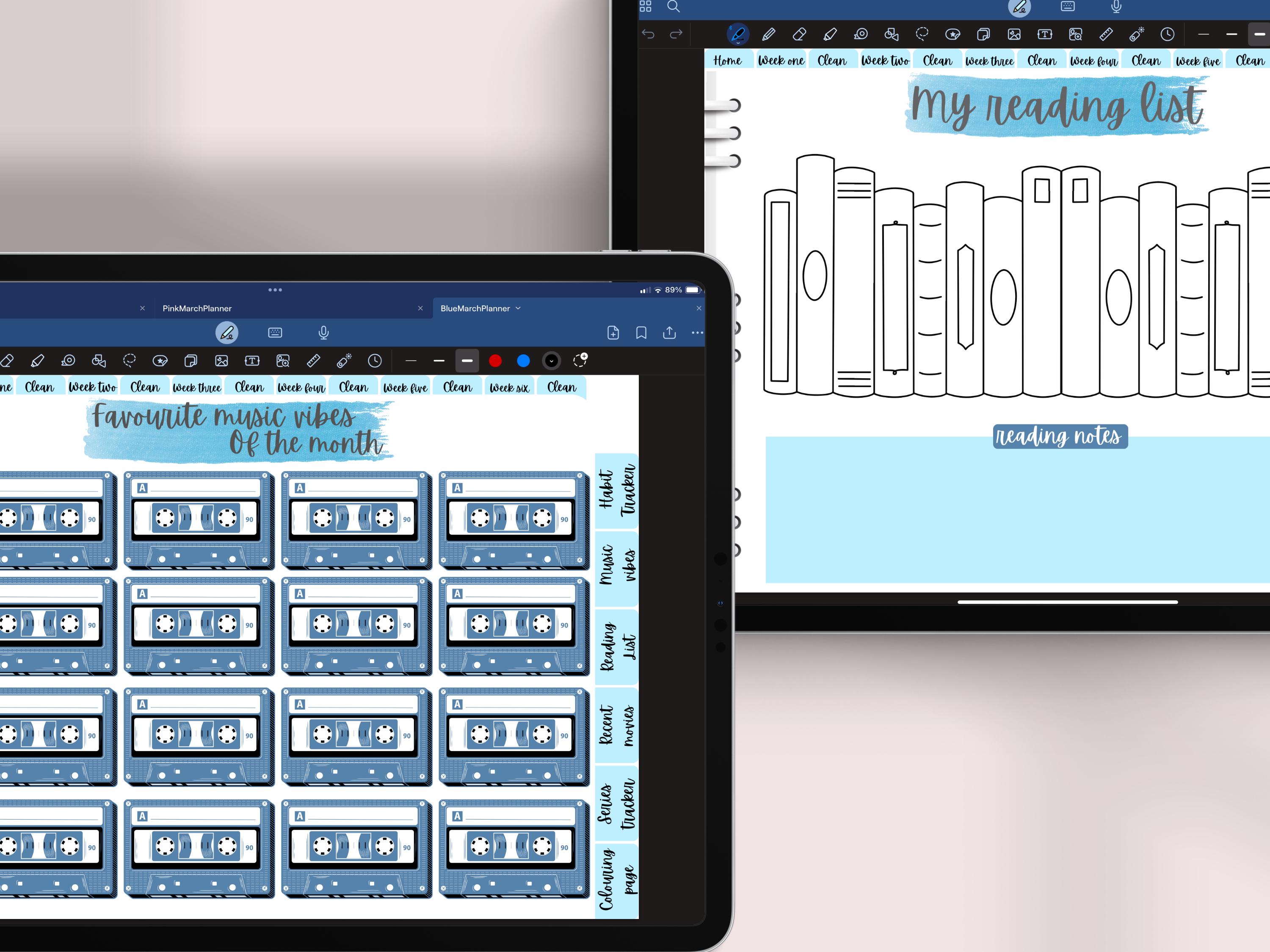 Good Notes Digital Yearly Calendar Template Digital Planner, Goodnotes ...