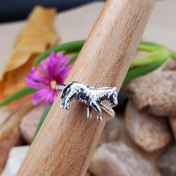 925forher Horse Rings Zebra Rings Sterling Silver Ring | Etsy