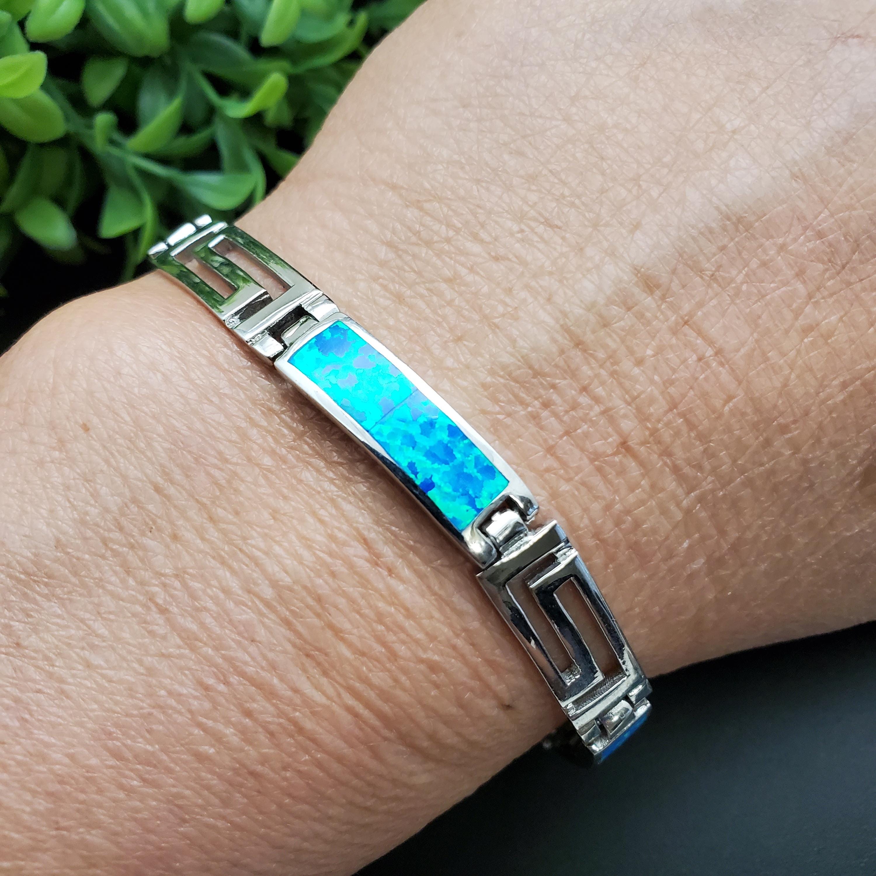 ブレスレット cat hammill Bronze Crystal bracelet set blue Charm Bracelet, Blue Bracelet, Crystal Bracelet, Blue Topaz