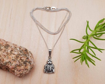 Colgante Charm Storyteller de plata esterlina solamente (sin cadena) / Colgante Charm Storyteller para collar / Colgante Charm de plata fundida / Charm de plata