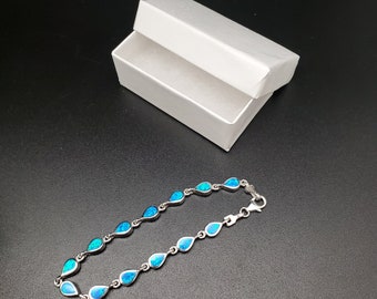 オパールブレスレットとオパールリングセット 楽天市場】天然 オパール プラチナコーティング シルバーリング 7〜13