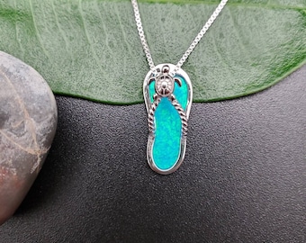 【関税込み】Tao necklace in Turquoise Blue l 14k Opal and Turquoise Inlay Sunrise Pendant on Chain