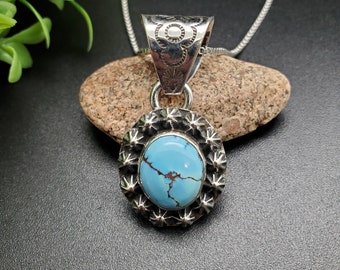 PLNT#313 | Unique Golden Hill Turquoise Necklace Pendant Options A ...