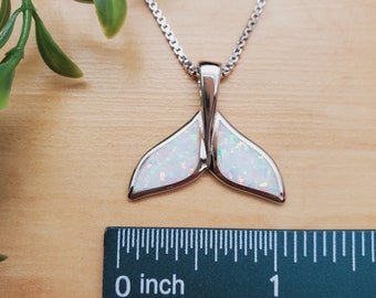 アクセサリー Whale tail opal necklace Opal Whale Tail Necklace – GoBeachy