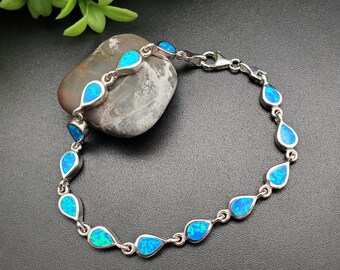 青色オパール シルバー925 ブレスレット 楽天市場】ブルーオパール シルバー ブレスレット Jaipur ジャイ