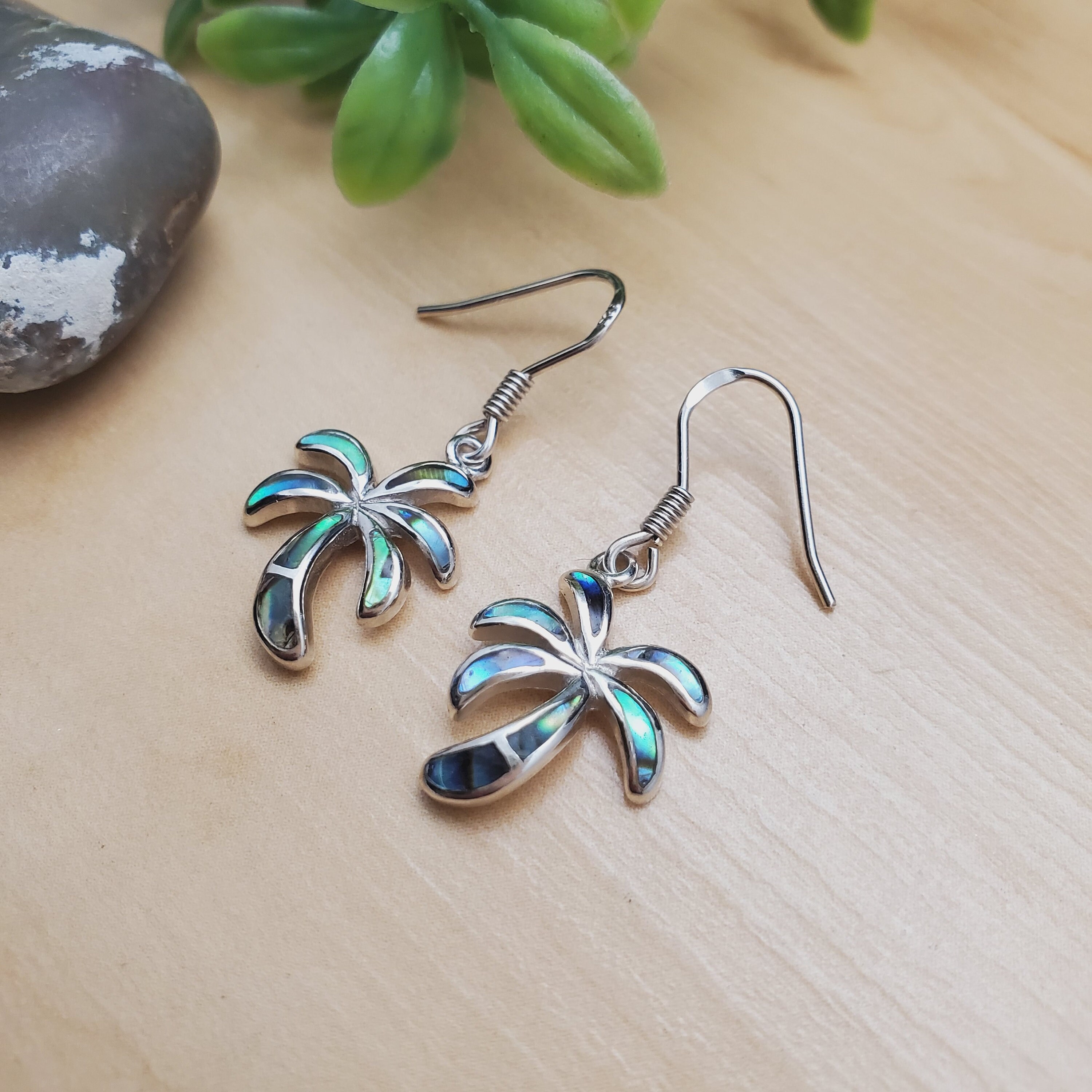 ピアス 14kgf アバロン インレイ ピアス LUCINE アパタイト ピアス 碧