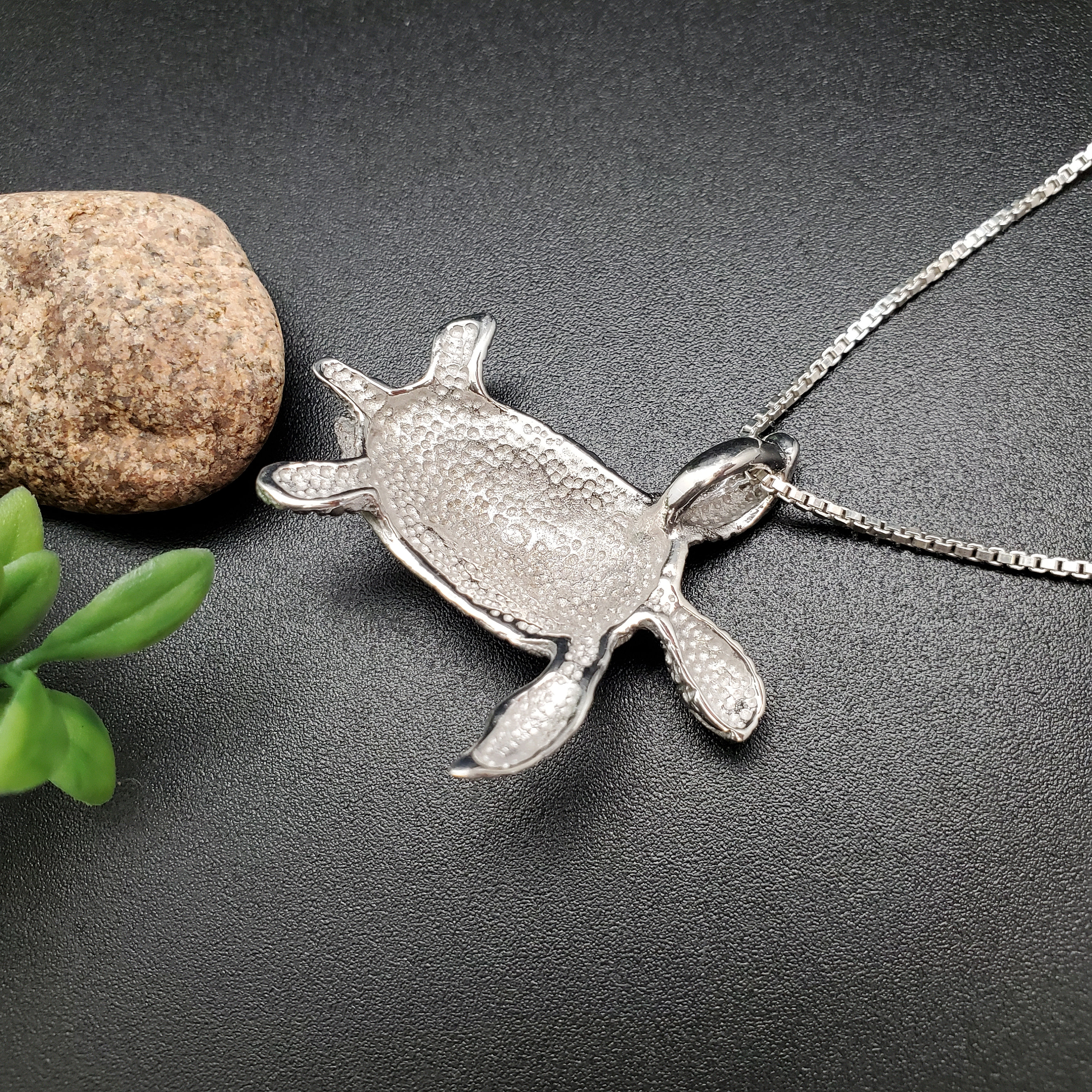 CUPENDA Collier Tortue En Argent Sterling 925 - Pendentif