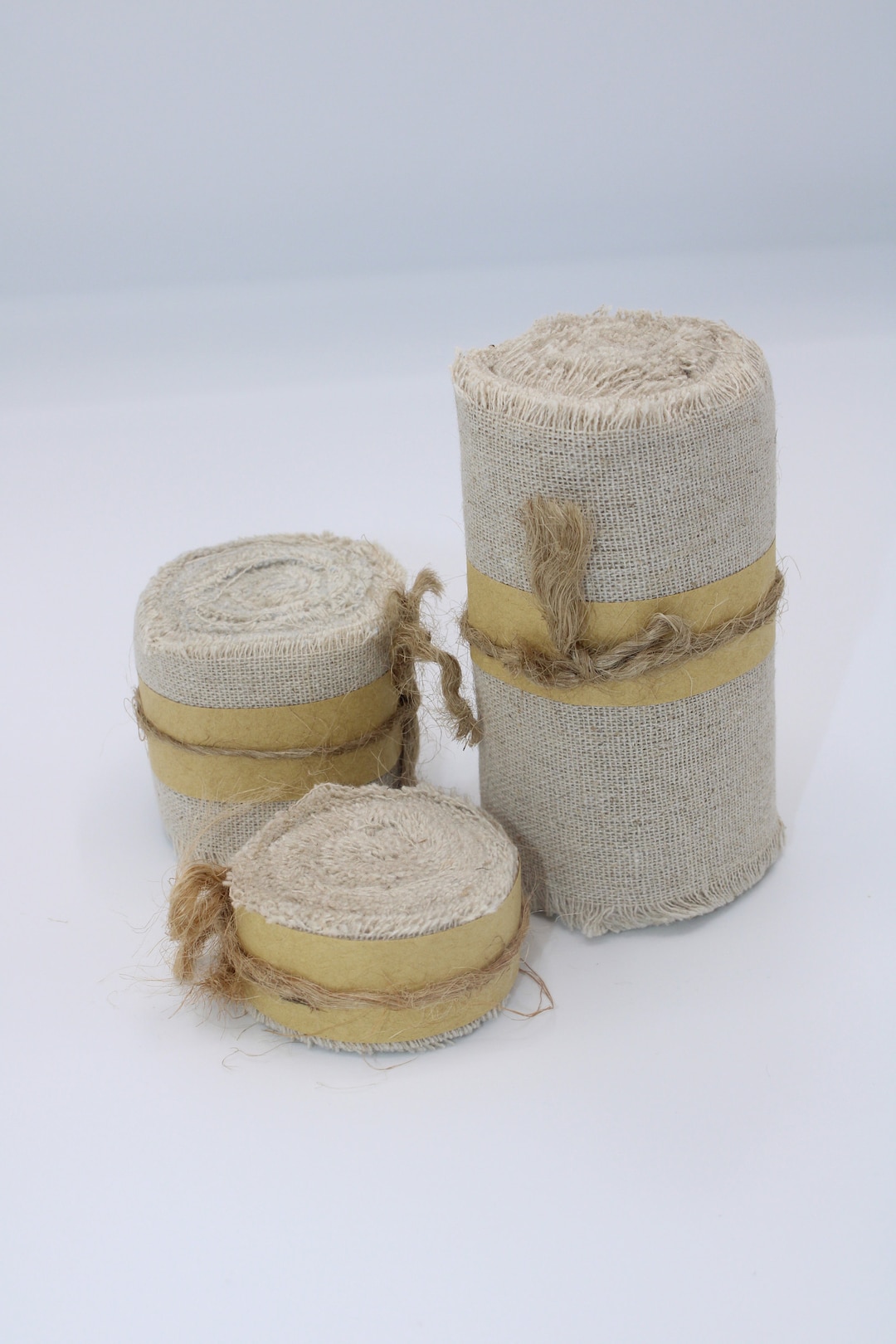 Linen Ribbon, Frayed Ribbon, 1”, 2”, 4”, Wedding Ribbon - Etsy