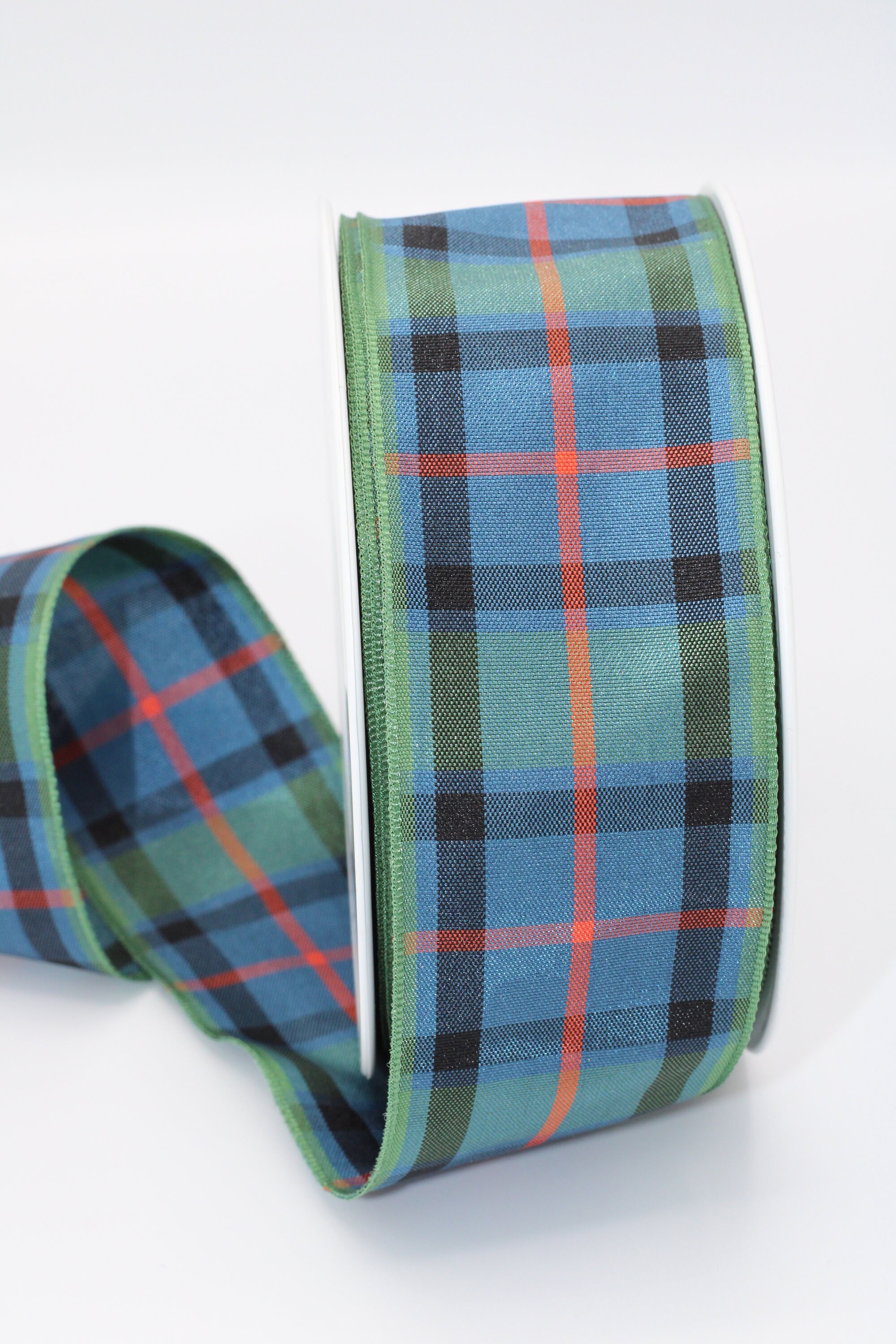 Acottish Ribbon Flower of Scotland Tartan Ribbon: Edinburgh Plaid Ribbon, Scottish ...