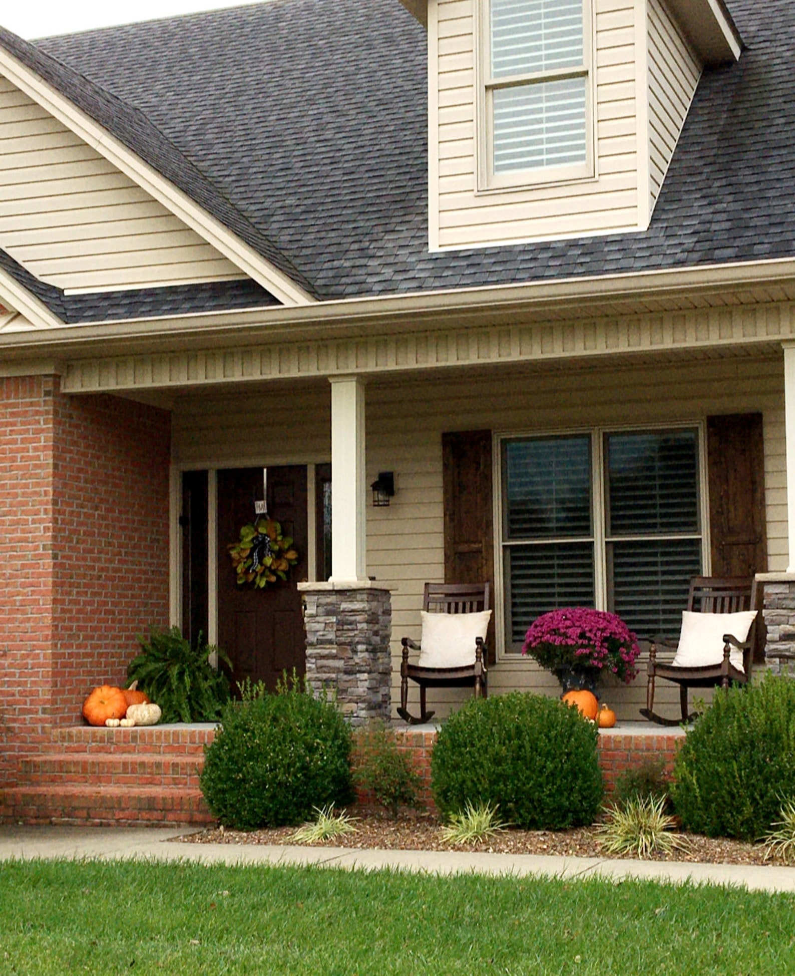 Exterior Cedar Shutters Shaker Style Exterior Shutters Etsy