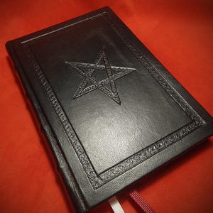 Caderno Pentagrama Sketchbook, Livro Mestre do Diabo, Cosplay Pentalf, Silhueta Pentageron, Livro de Filosofia Oculta, La Clef de la Magie Noire