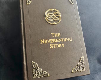 The NeverEnding Story Book-Sketchbook-Cosplay, Medieval Renaissance Scetchbook, Ren faire, Never Ending Cosplay, Neverending notepad, Auryn