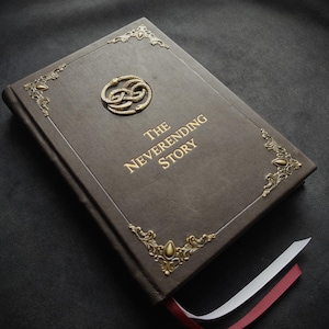 The NeverEnding Story Book-Sketchbook-Cosplay, Medieval Renaissance Scetchbook, Ren faire, Never Ending Cosplay, Neverending notepad, Auryn