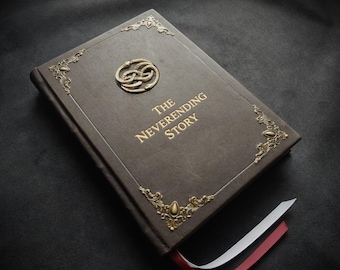 The NeverEnding Story Book-Sketchbook-Cosplay, Medieval Renaissance Scetchbook, Ren faire, Never Ending Cosplay, Neverending notepad, Auryn