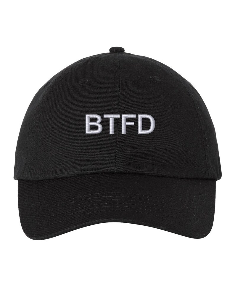 Unstructured Six Panel BTFD Embroidered Baseball Cap Adjustable Dad Hat