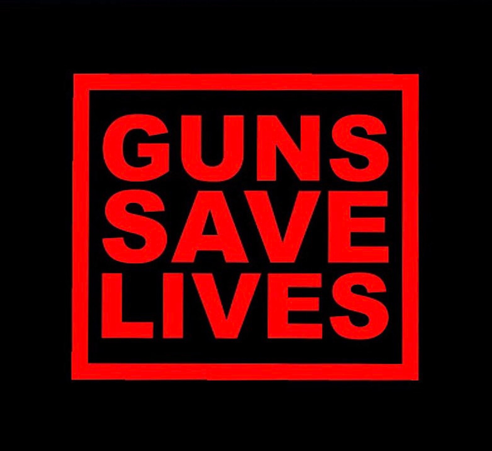 Guns save lives gun owners decal window bumper sticker Etsy