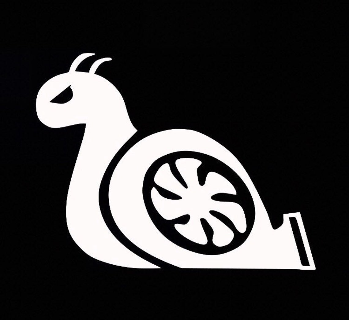 Turbo super snail vinyl decal sticker Jdm boost Ecoboost eco Etsy