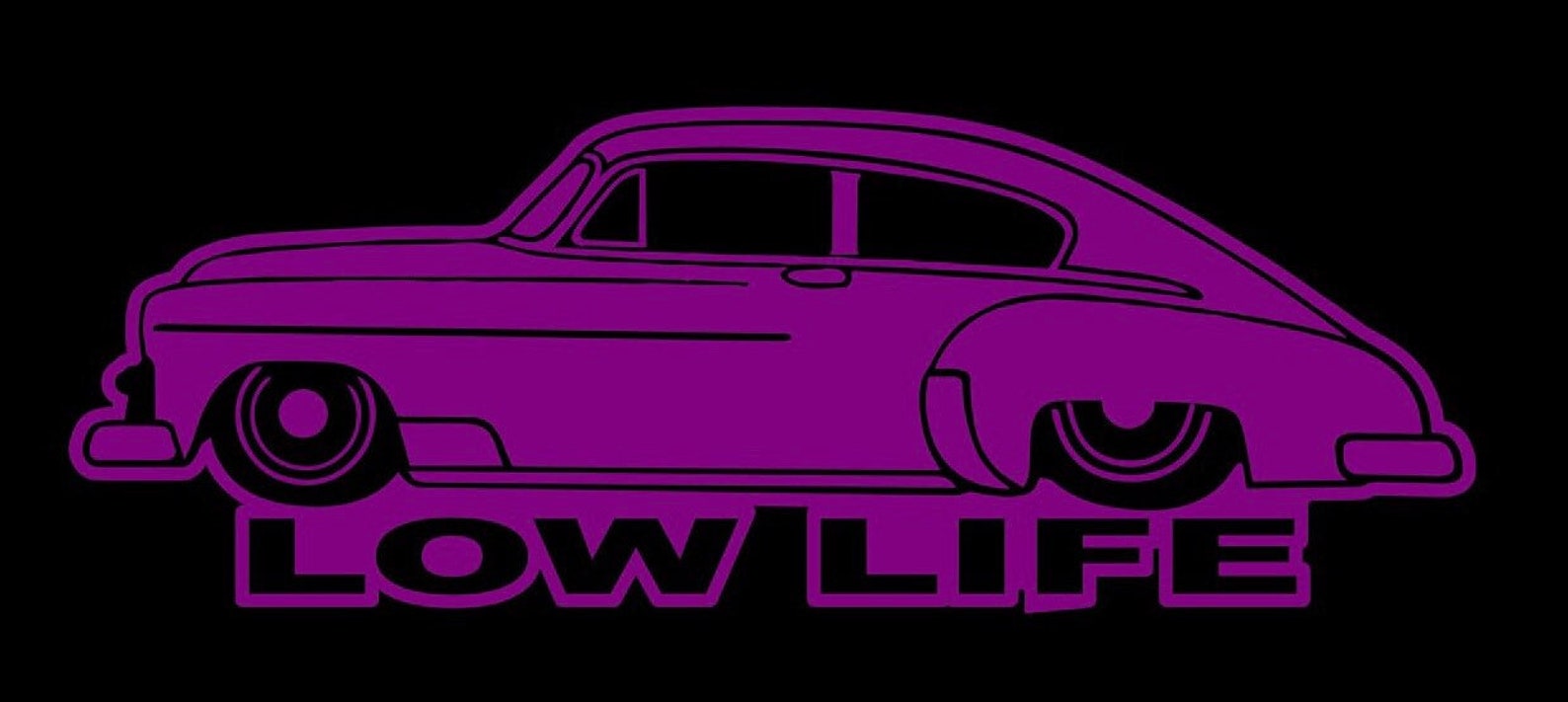 Low life lowLife sticker funny JDM lowered car window decal Etsy