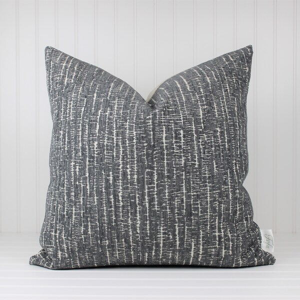 Charcoal Gray Pillow Etsy