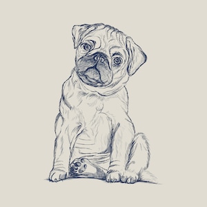 Croquis personnalisé d'animal familier, dessin animalier personnalisé, illustration d'amant de chat de chien, illustration commémorative - cadeau de Noel
