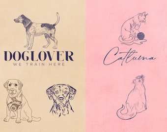 Logo Design, Logo Design Custom, Custom Logo Design, Graphic Designer, Logo, Animal Logo, Business Logo, Hand Drawn Logo Design