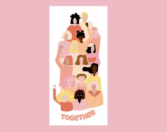 Postcard feminism together