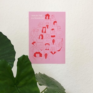 Smash the patriarchy Poster A4