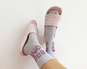 Power Socks by Stand Dinge - Screen Printing - Eco and Organic Socks - Feminism