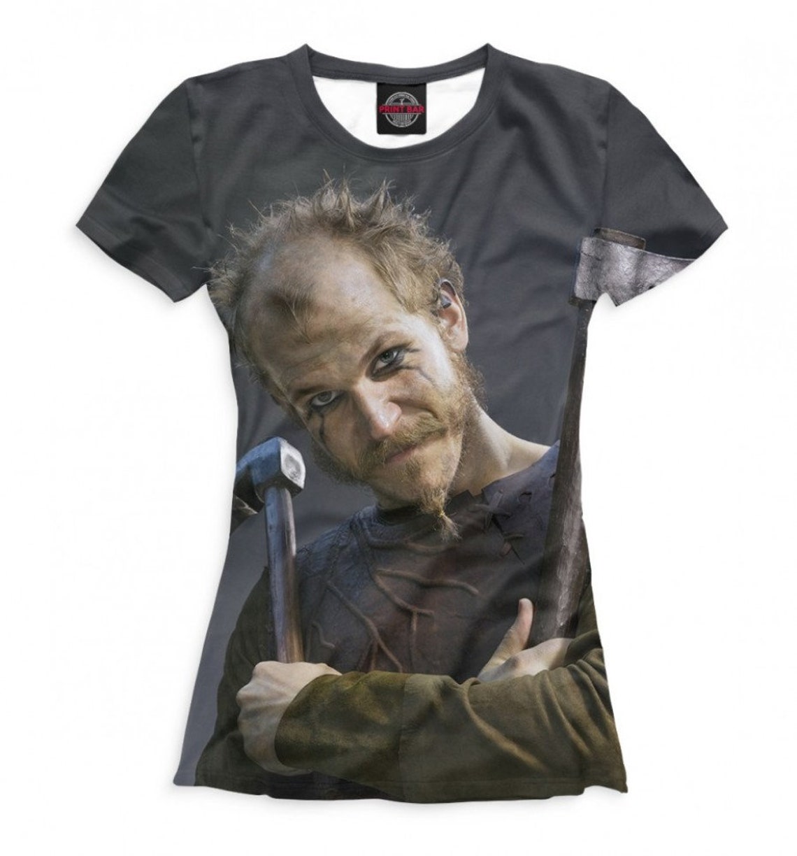 Floki Eyes Shirt Funny Tshirts Funny Tv Show Floki Shirt, Grey, 4X-Large