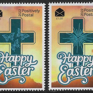 2022 Positiv Postal Ostern Artistamps x 4 Aschenputtel Faux Porto