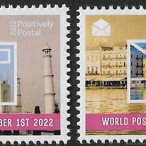 2022 Positive Postkarte Weltpostkarte und Weltposttage Künstlerampeln x 4 Aschenputtel Kunstpost