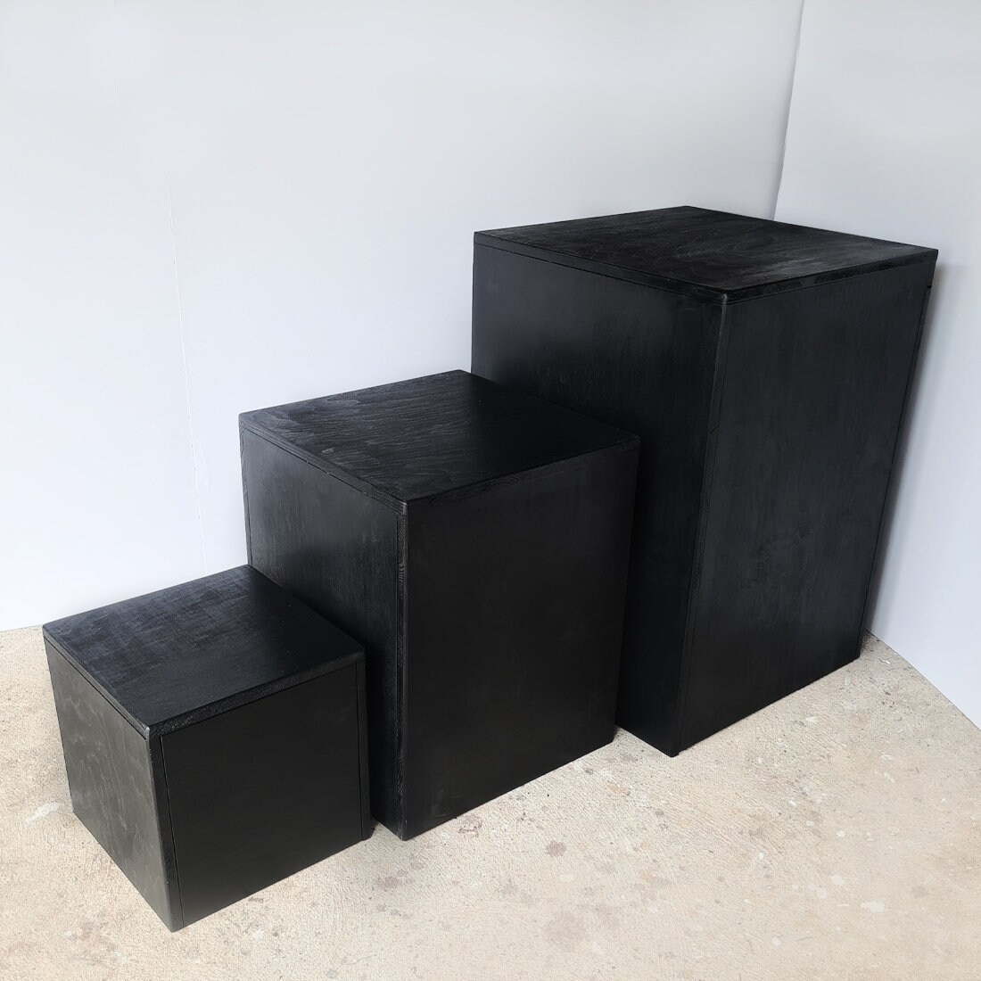 Wooden Cube Wooden Stool Stool Cube Decoration Handmade Etsy