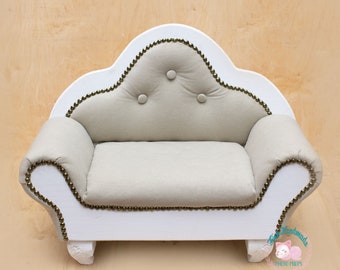 Baby and children's upholstered sofa, soft padded sofa for pets, handmade props, baby and children's photo props, decorative accessories