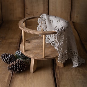 Baby & Kinder Laufstall stuhl Deko Holz Handmade Requisiten Photo Props Studio Posiert Zubehör
