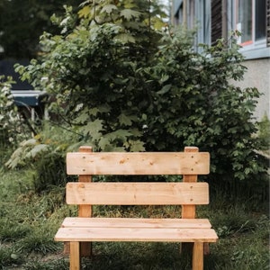 Holzbank 60x49x30 cm Gartenbank Sitzbank Bank Blumenbank Blumenbänkchen Deko Holz Handmade Requisiten Photo Props Studio Posiert Zubehör