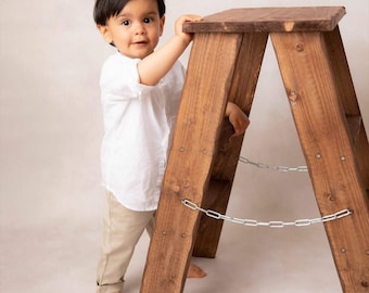 Wooden ladder 70 cm. Ladder, wooden stairs, stepladder, shot ladder, props, photo props