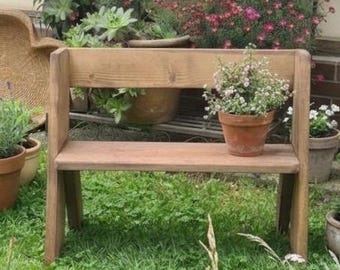 Wooden bench, garden bench, seat, bench, flower bench, flower bench, decorative wood, handmade props, photo props, studio posing accessories