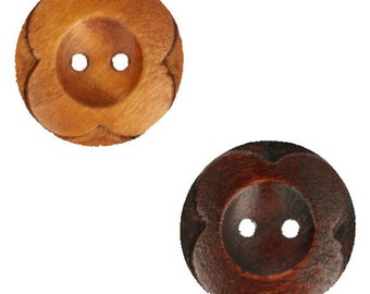 5 wooden buttons 50 mm wooden button flowers flowers button buttons sewing wood button