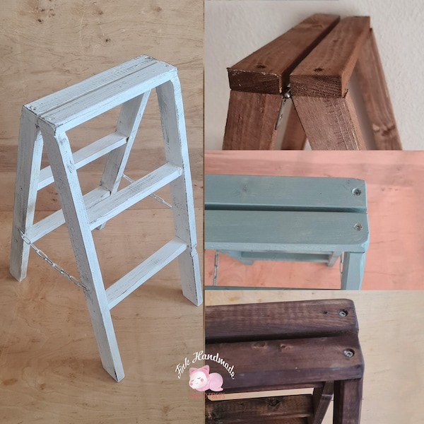 Wooden ladder 60 cm. Shot ladder wooden stairs ladder stairs shot ladder climbing ladder decoration handmade climbing ladder photo props