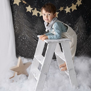 Wooden ladder 80 cm. Wooden stairs, ladder, stepladder, shot ladder, decoration, handmade props, photo props.