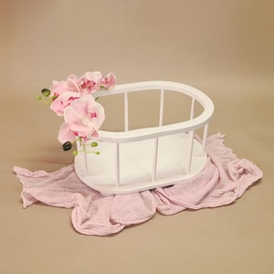 Baby Photo Playpen Playpen Children Bed Photo Props Decoration Wood Handmade Children&#39;s Bed Baby Bed