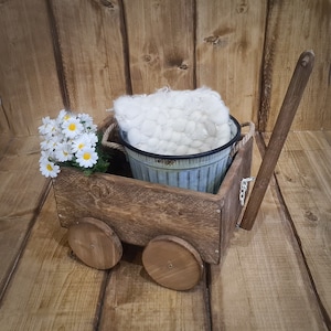 木製カート、カントリーカート、フラワーカート、木製カート、二軸、装飾木材、手作り小道具、写真小道具、スタジオポーズアクセサリー