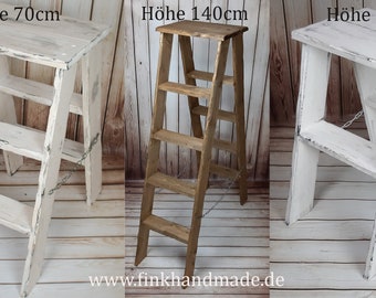 Wooden ladder 25,35,60,70,80,100, cm. Wooden Staircase Ladder Step Ladder Shot Ladder Decoration Wood Handmade Props Photo Props