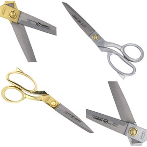Scissors 24 cm fabric scissors Tailor&#39;s scissors, fabric scissors, sharp stainless steel blade, for cutting, clothing, leather, jeans, sewing, gift
