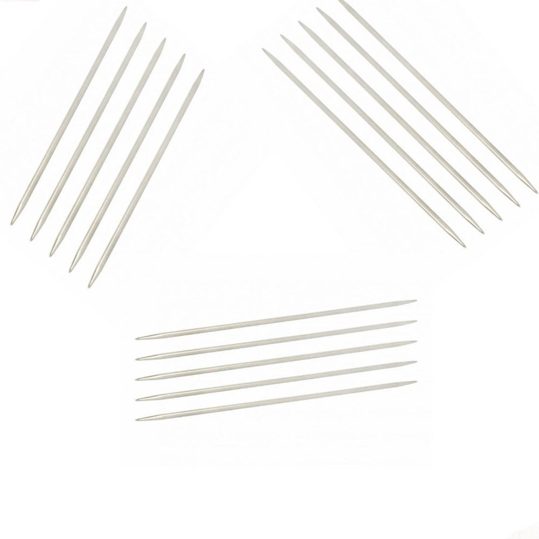 Doublepointed Knitting Needles 20 Cm. Steel Double Pointed Etsy