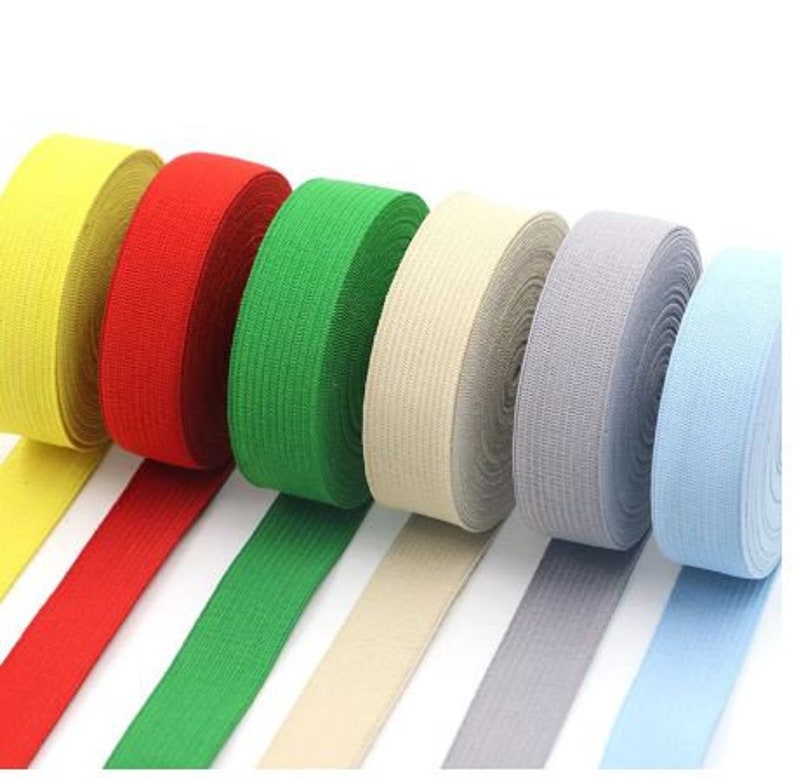 2CM 2.5CM Colorful Nylon Elastic Bands 20mm 25mm Rubber Band Etsy