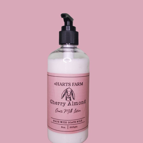 Cherry Almond Goats Milk Lotion