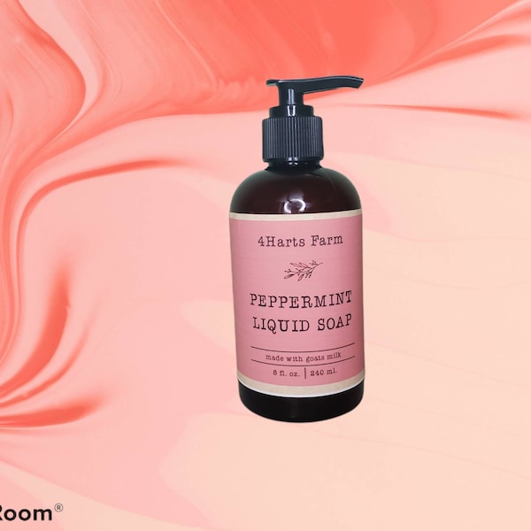 Peppermint Goats Milk Liquid Soap